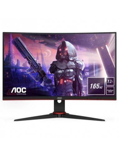 Monitor gaming curvo aoc c24g2ae...
