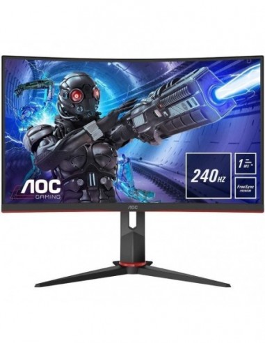 Monitor gaming curvo aoc c32g2ze...