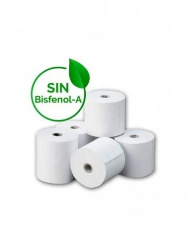 Rollo papel térmico genérico 80x60 8u...