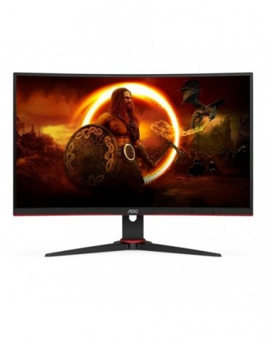 Monitor gaming curvo aoc c27g2ze/bk...