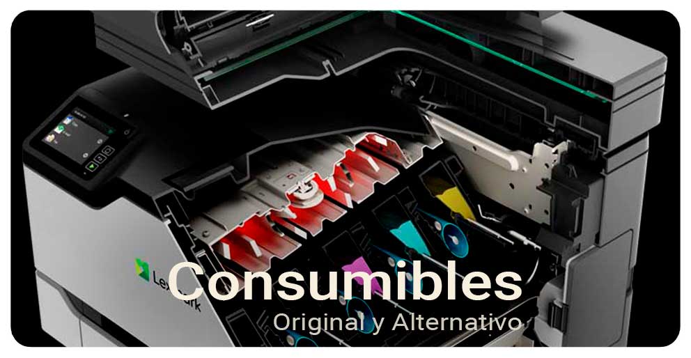 Consumibles original y alternativo