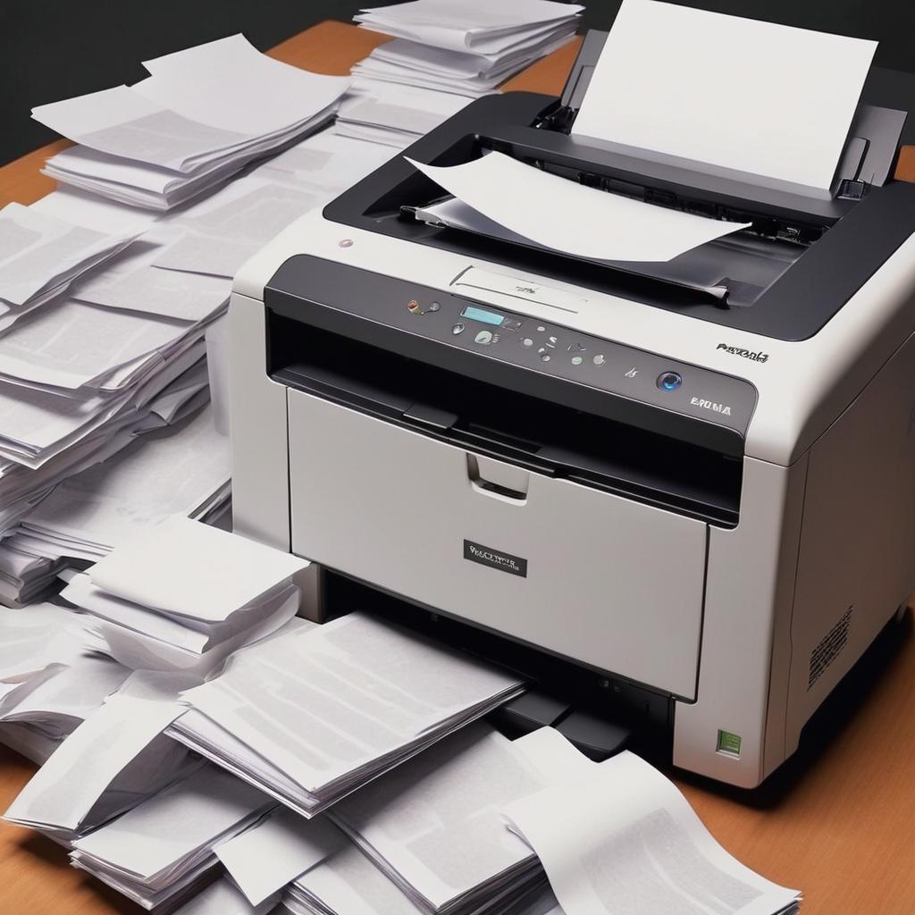 Impresora sobrecargada